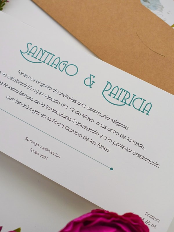 Invitación americana dandelion