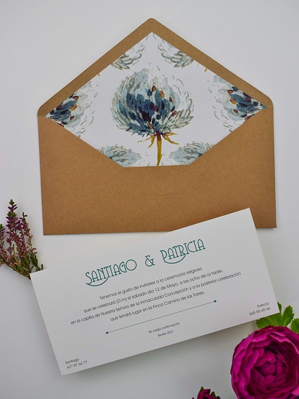 Invitación americana dandelion