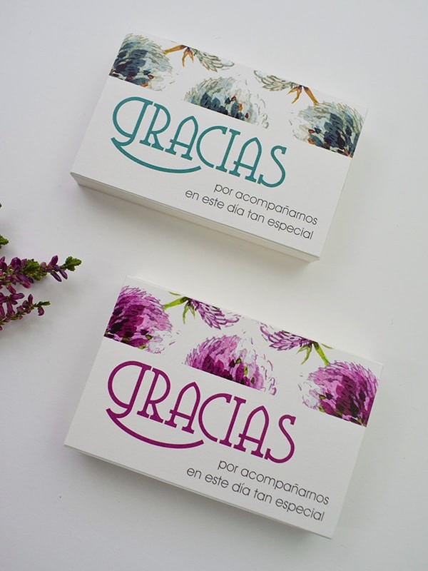Tarjeta agradecimiento dandelion