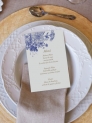 Menú boda bouquete
