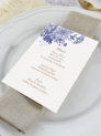 Menú boda bouquete