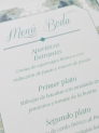 Menú boda dandelion