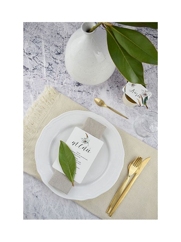 Menú boda magnolia
