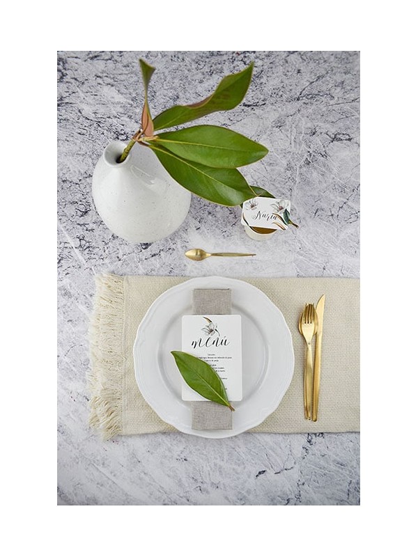 Menú boda magnolia