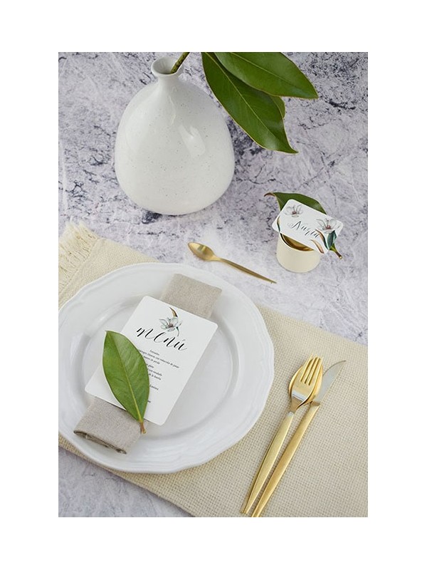 Menú boda magnolia