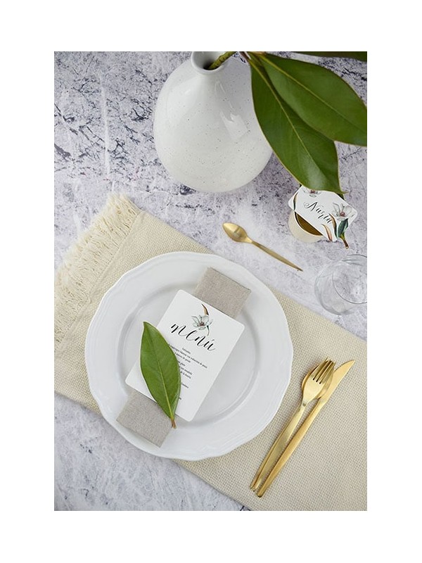 Menú boda magnolia