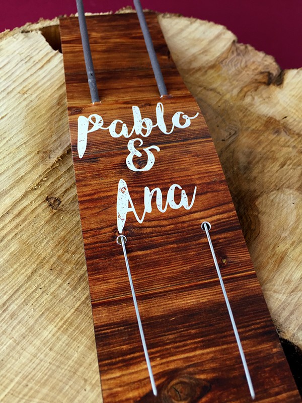 Soporte para bengalas madera