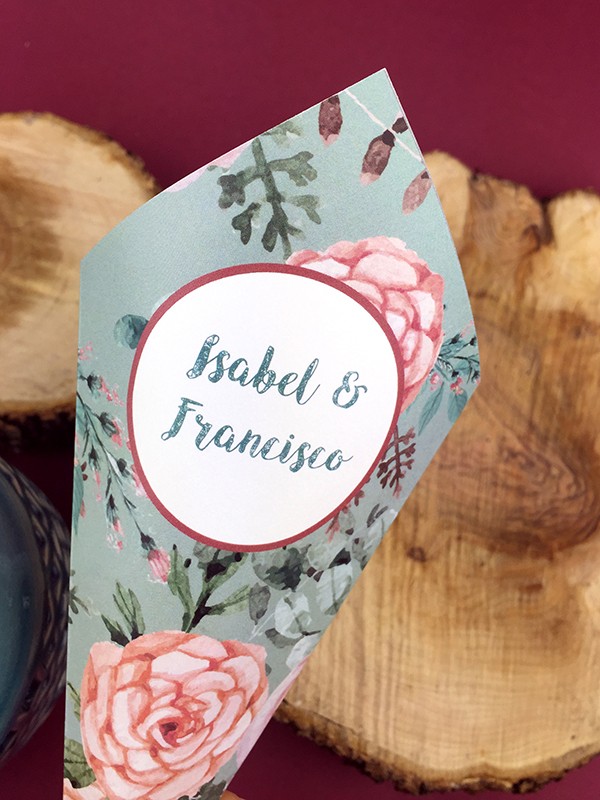 Conos de boda romantic