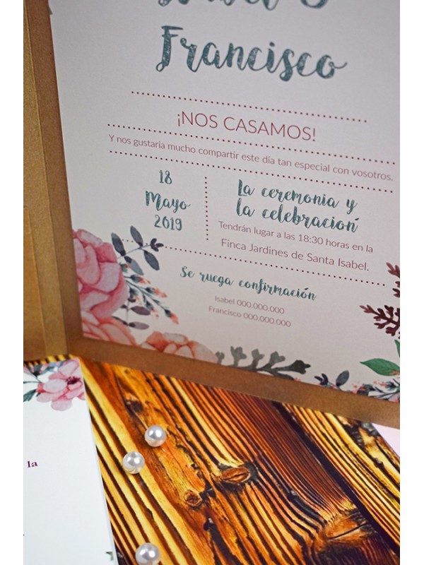 Carpeta kraft romantic