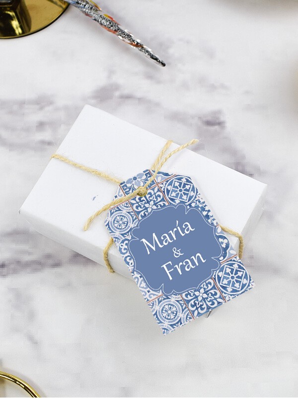 Etiquetas azulejo hidráulico