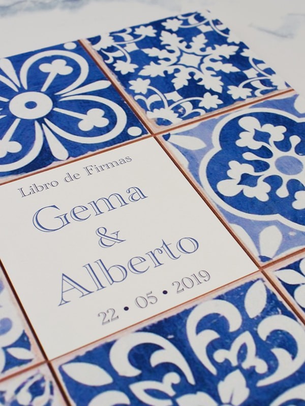 Libro firmas azulejo