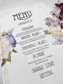 Menú boda antique