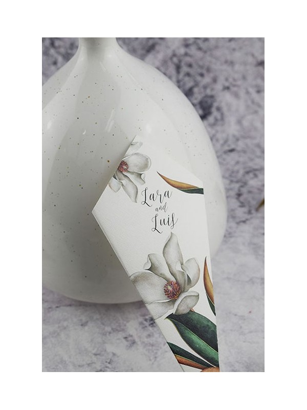 Conos de boda magnolia