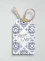 Etiquetas azulejo francés