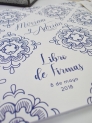 Libro firmas azulejo francés