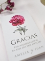 Tarjeta agradecimiento botanic