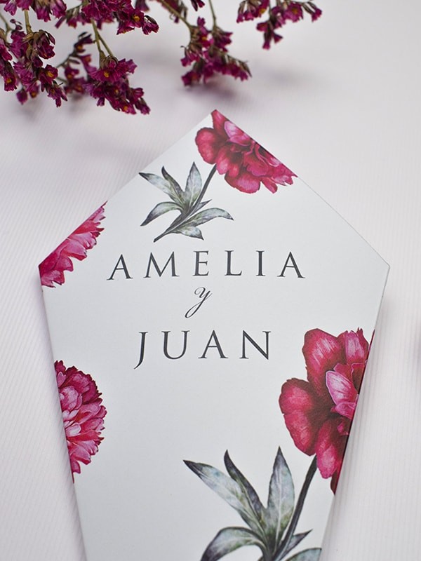 Conos de boda botanic