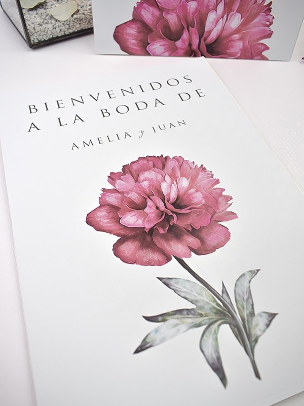 Carteles boda botanic