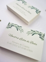 Tarjeta lista de boda ólea