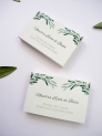 Tarjeta lista de boda ólea