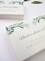 Tarjeta lista de boda ólea