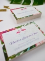Tarjeta lista de boda flamencos