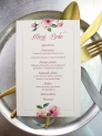 Menú boda rosa inglesa