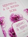 Carteles boda dandelion