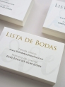 Tarjeta lista de boda love