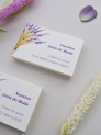Tarjeta lista de boda lavanda