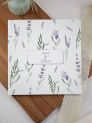 Libro firmas lavanda