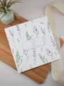 Libro firmas lavanda