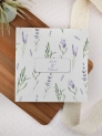 Libro firmas lavanda
