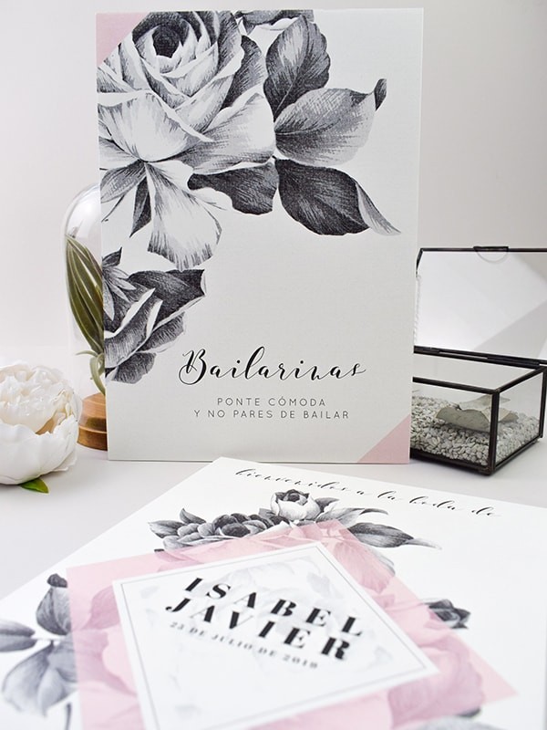 Carteles boda minimalist
