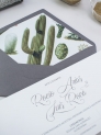 Invitación americana cactus botanic