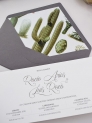Invitación americana cactus botanic