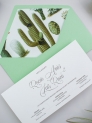 Invitación americana cactus botanic