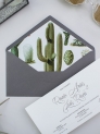 Invitación americana cactus botanic