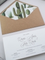 Invitación americana cactus botanic