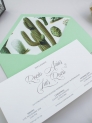 Invitación americana cactus botanic