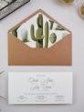 Invitación americana cactus botanic