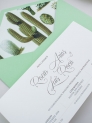 Invitación americana cactus botanic