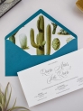 Invitación americana cactus botanic