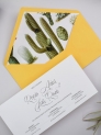 Invitación americana cactus botanic