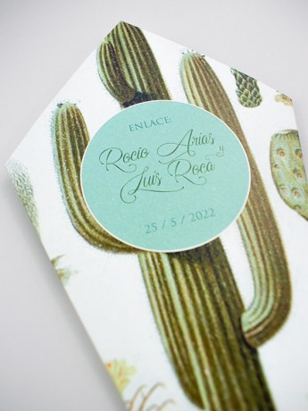 Conos de boda cactus botanic 2