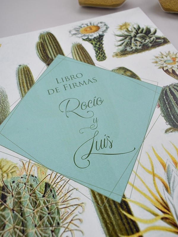 Libro firmas cactus botanic