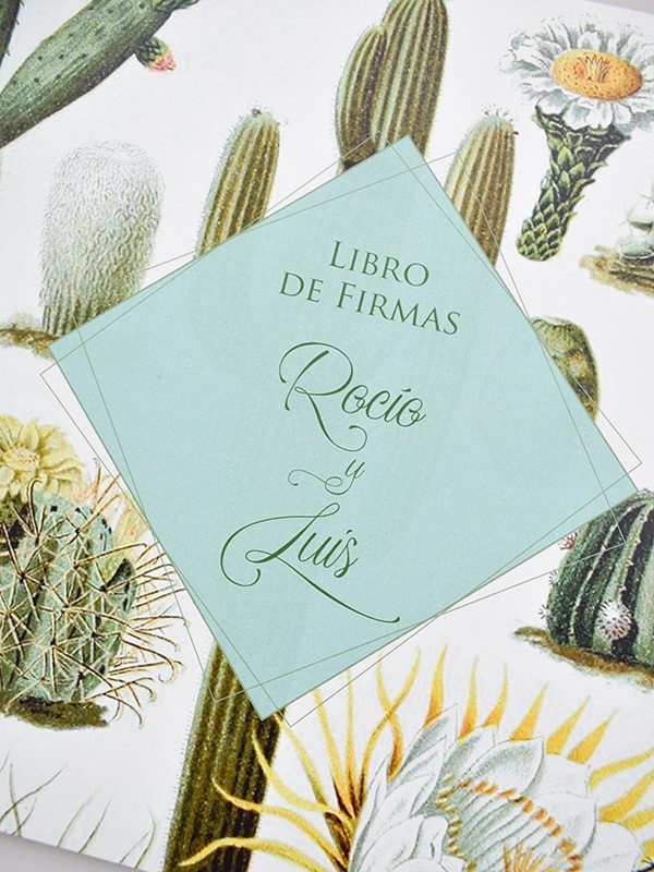 Libro firmas cactus botanic