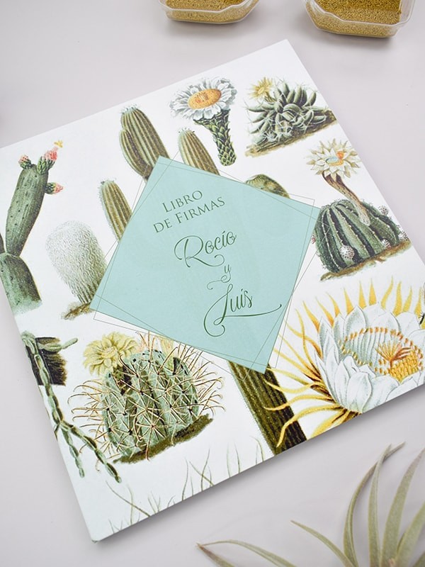 Libro firmas cactus botanic