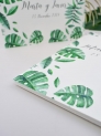 Carteles boda hojas