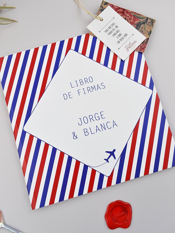 Libro firmas viajes